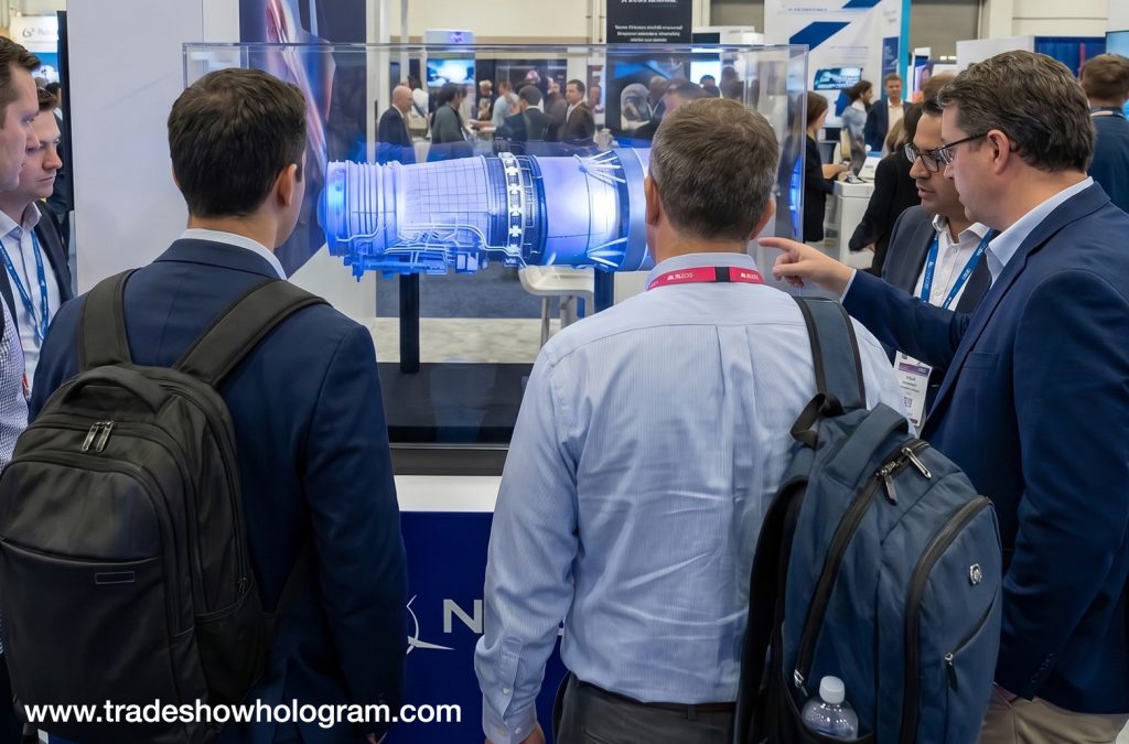 3d hologram display for trade shows
